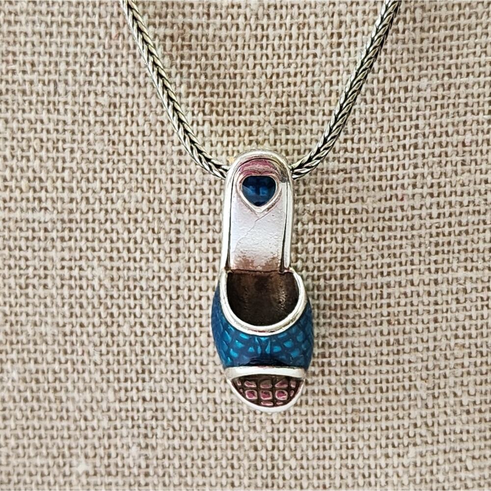 Brighton Blue Sandal Pendant Necklace